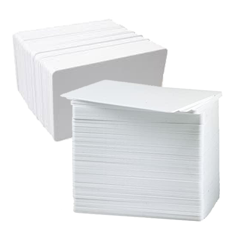 Crachás em Curitiba Cartão PVC Branco CR80 Cartão em PVC para impressão termotransferencia