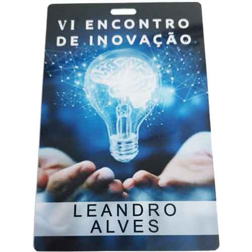 Credencial em PVC - 9X14cm - 200Un