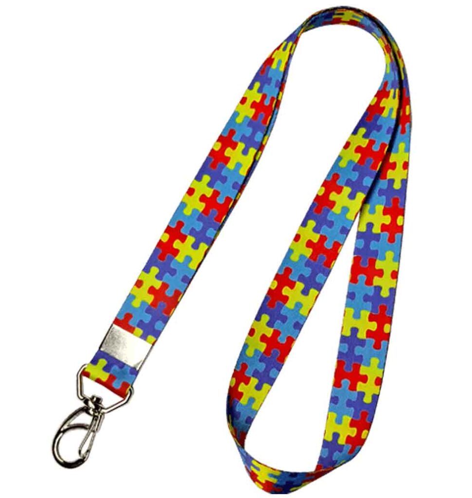 Cordão quebra cabeça para autista